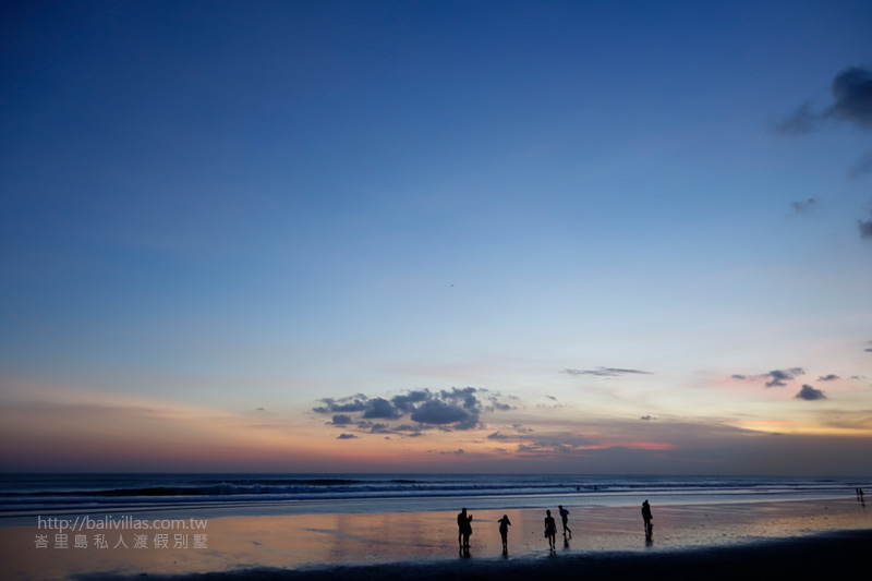 夕陽海邊